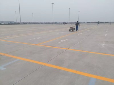 标志线 邯郸停车场标线工程